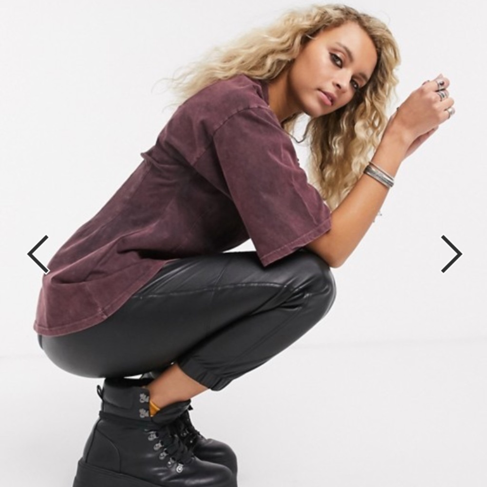 ASOS DESIGN tshirt with seam corset